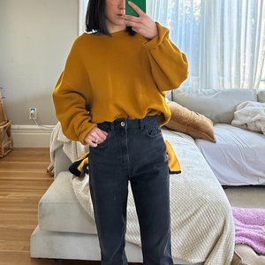 Vintage Yellow Merino Wool Sweater